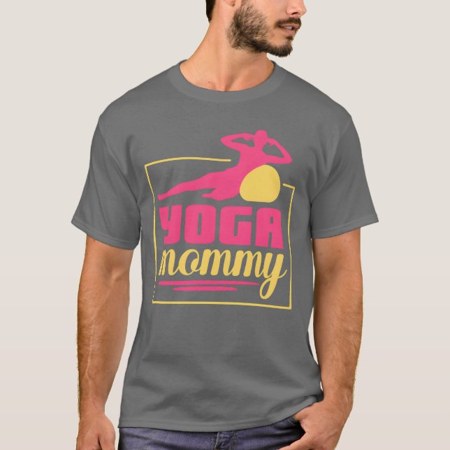 Camiseta Mami de yoga madre hobby divertido (Anverso)