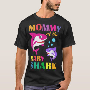 Camiseta Mami Del Bebé Cumpleaños Mami Tiburón