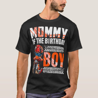 Camiseta Mami del cumpleaños motocross