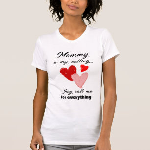Camiseta Mami Día de la Madre Cita divertida Corazones rosa