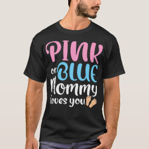 Camiseta Mami Embarazo Futuro Bebé Revelar Sexo Fiesta
