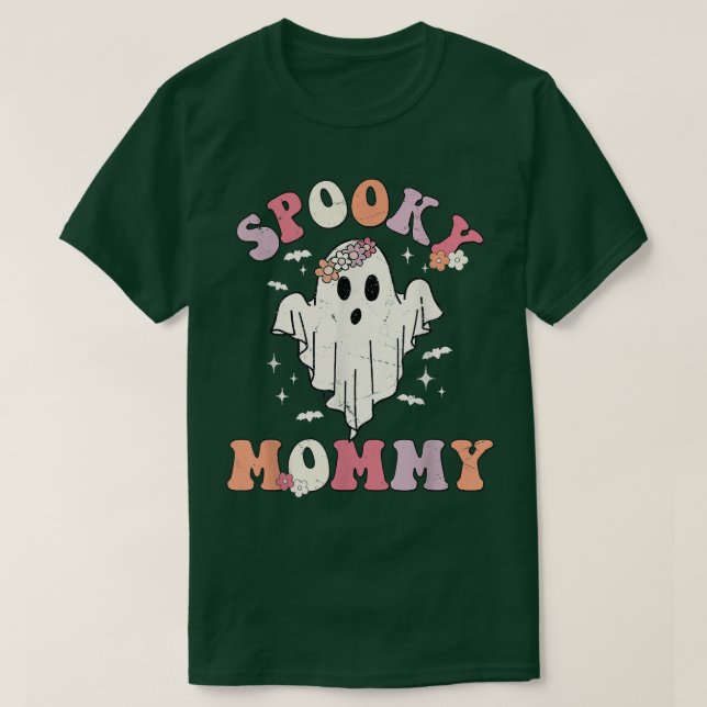 Camiseta Mami espeluznante que coincide con Shirt Groovy Vi (Diseño del anverso)
