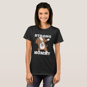 Camiseta Mami fuerte - Construida diferente