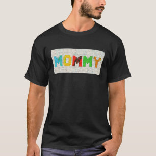 Camiseta Mami Master Builder Building Bricks Block Mother