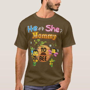 Camiseta Mami O Ella Para Ser Mujer Revelan Madre Bebé