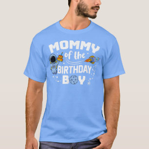Camiseta Mami Of Birthday Astronaut Boy Divertido Espacio M