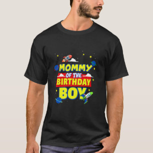 Camiseta Mami Of Birthday Astronaut Boy Espacio Ultraterres