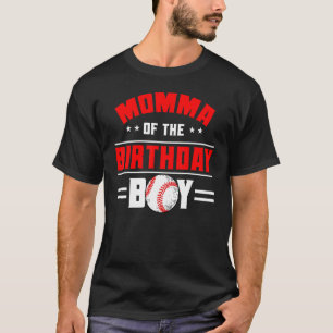 Camiseta Mami Of Birthday Béisbol Tema Familia Bd