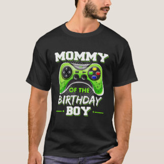 Camiseta Mami Of Birthday Boy Decoraciones Video Gamer