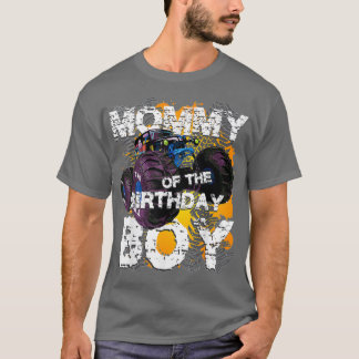 Camiseta Mami Of Birthday Boy Monster Truck Coincidiendo