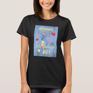 Camiseta Mami Of Birthday Boy Tema Del Golf Fami
