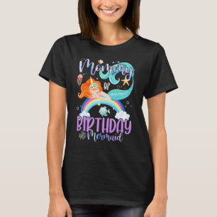 Camiseta Mami Of Birthday Chicas Mermaid Magic Family U
