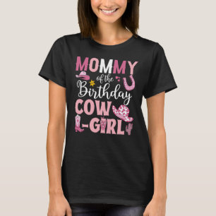 Camiseta Mami Of Birthday Cowgirl Rodeo Fiesta B day Gi