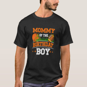 Camiseta Mami Of Birthday Football Soccer Theme Bd