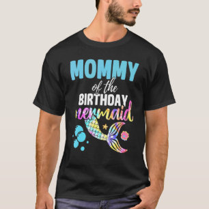 Camiseta Mami Of Birthday Mermaid Fiesta Matando A La Famil