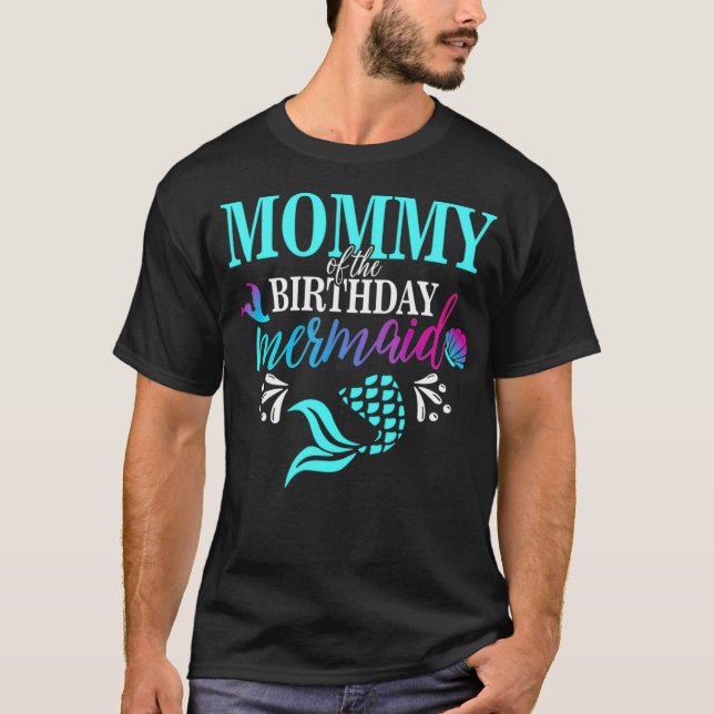 Camiseta Mami Of Birthday Mermaid Matando al apocalipsis (Anverso)