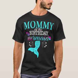 Camiseta Mami Of Birthday Mermaid Matching Family _6