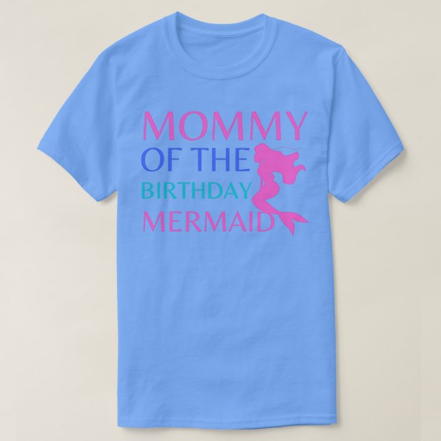 Camiseta Mami Of Birthday Mermaid Regalo De Cumpleaños 3 (Diseño del anverso)