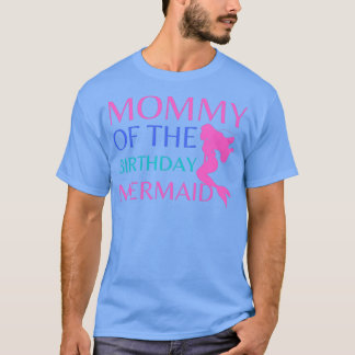 Camiseta Mami Of Birthday Mermaid Regalo De Cumpleaños 3