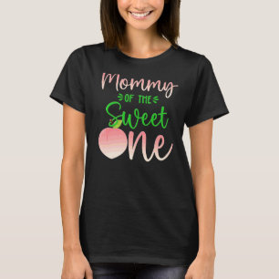 Camiseta Mami Of Birthday One Peach Primera Fruta De Verano