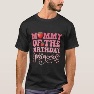 Camiseta Mami Of Birthday Princess Sweet Strawberry Bd
