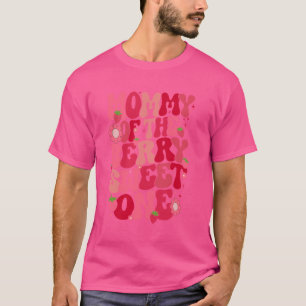 Camiseta Mami Of The Berry Sweet One Strawberry First Birt