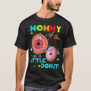 Camiseta Mami Of The Little Donut ecavator boy cumpleaños b