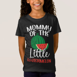 Camiseta Mami Of The Little Watermelon Baby Invitación F