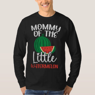 Camiseta Mami Of The Little Watermelon Baby Invitación F