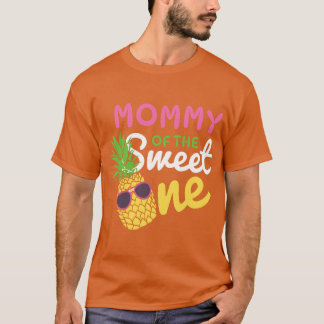 Camiseta Mami of the Sweet one 1er Bday Chica Pineapple Mat