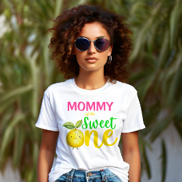 Camiseta Mami of the Sweet one rosa limonada fiesta