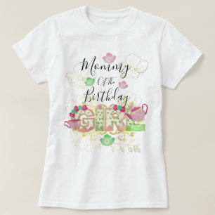 Camiseta Mami of the Tea Fiesta Birthday Chica  Floral