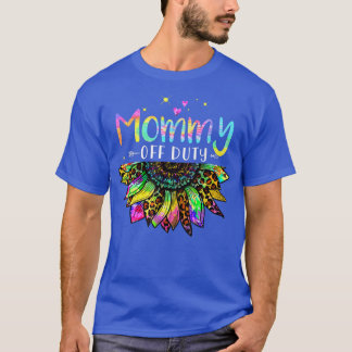 Camiseta Mami Off Duty Sunflower Tie Dye Vacaciones verano