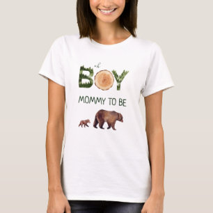Camiseta Mami Para Ser Muchacho Lleva Baby Shower