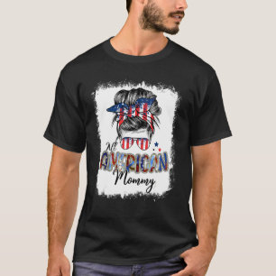 Camiseta Mami Patriótica 4 De Julio Desordenada Independenc