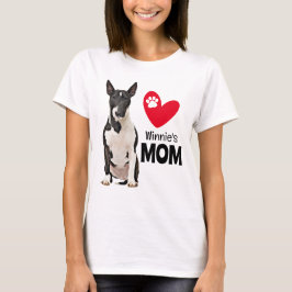 Camiseta Mami personalizada de Bull Terrier