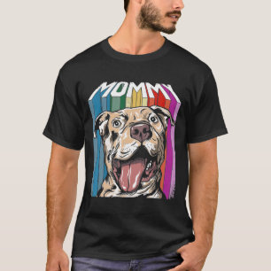 Camiseta Mami Pitbull Perro Coincidencia Familia Retro Vint