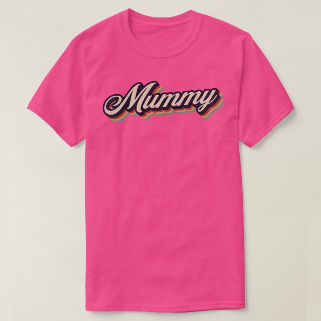 Camiseta Mami retro vintage (Diseño del anverso)