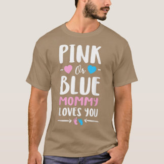Camiseta Mami rosa o azul ama a tu pareja de género revelar