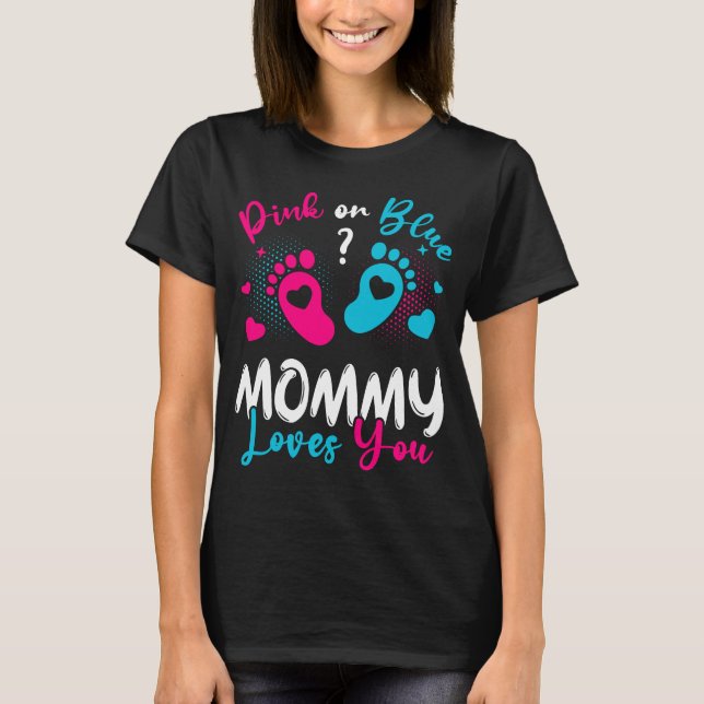 Camiseta Mami Rosa O Azul Te Ama Mujeres (Anverso)