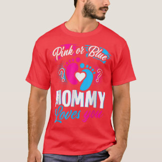 Camiseta Mami Rosa O Azul Te Ama Regalar A Un Bebé