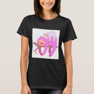 Camiseta Mami Rosa Y Lilac Y Laga De Bebé