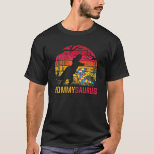 Camiseta Mami Saurus Rex Autism Awareness Funny Dinosaur