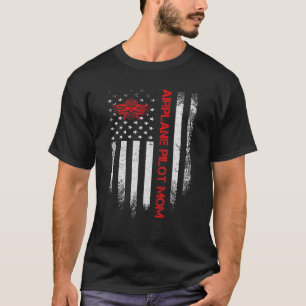 Camiseta Mami Sil, piloto del avión orgulloso de bandera es