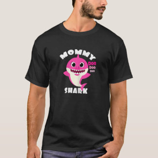 Camiseta Mami Tiburón Regalo Cute Baby Shark Diseño Familia