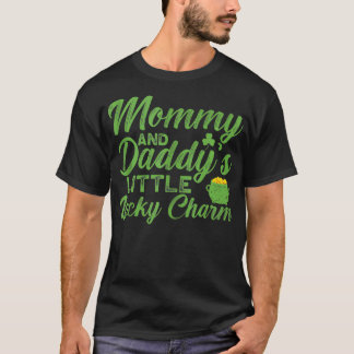 Camiseta Mami Y Daddys Pequeño Encanto Afortunado St Patric
