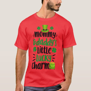 Camiseta Mami y Daddys Pequeño Encanto Afortunado St Patric