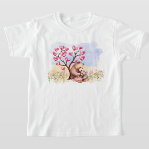 Camiseta Mami y el bebé tienen el picnic de San Valentín