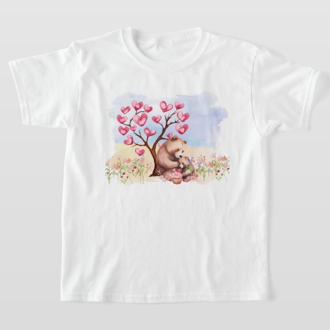 Camiseta Mami y el bebé tienen el picnic de San Valentín (Distribución)