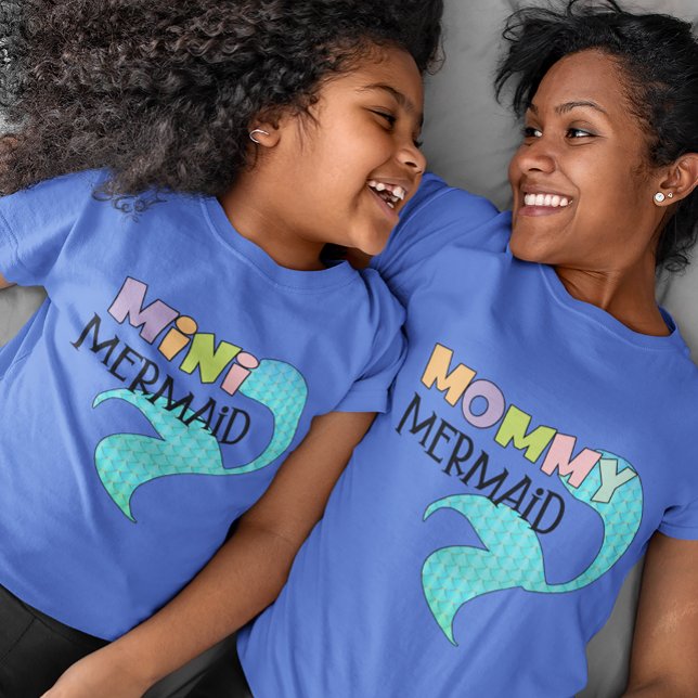 Camiseta Mami y mini sirena que coinciden padre y Chica de  (Subido por el creador)